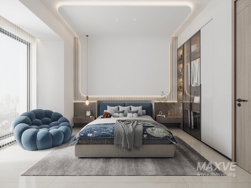 Modern bedroom - Image 1