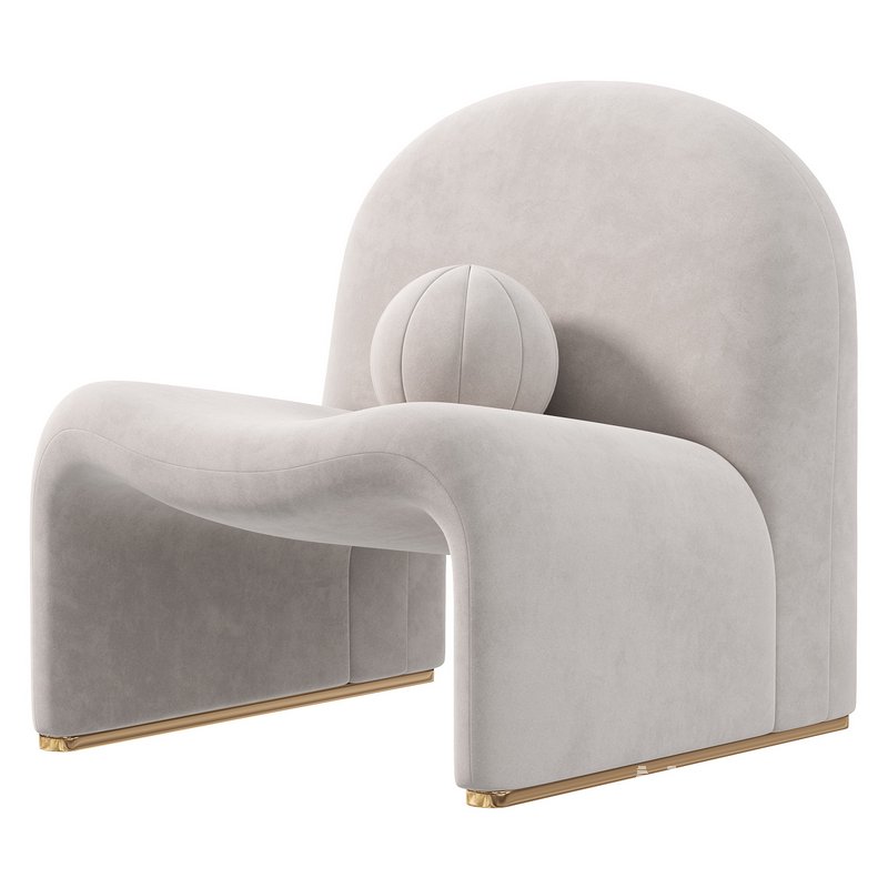 Boucle Alky Lounge Chair Giancarlo Piretti - Image 2