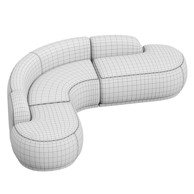 Cream Boucl  Modular Sofa | Eichholtz Bj??rn - Image 3