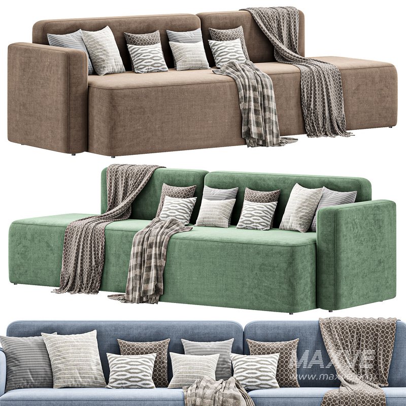 Rope Sofa Chaise Lounge Left by Normann Copenhagen - Image 3