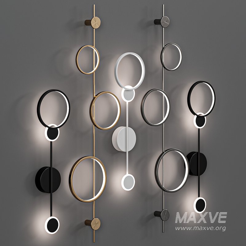 Molecular Circle wall lamp - Image 3