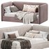 Single bed with box Bert Artsit beige - Thumbnail 3