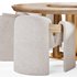 Sari lounge chair and Petrus round dining table - Thumbnail 3