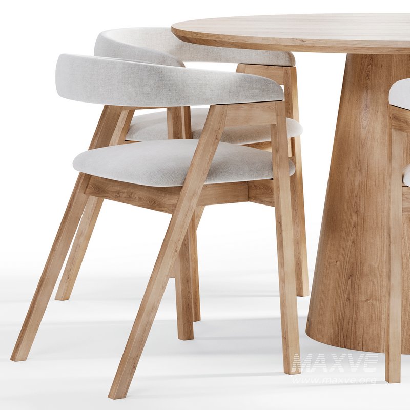 Lori Trever dining chair and table - Image 2