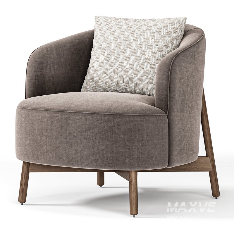 Copine Wood Armchair Porada By Format - Image 2