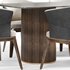 Sari lounge chair and Petrus round dining table - Thumbnail 3