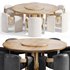 Sari lounge chair and Petrus round dining table - Thumbnail 6