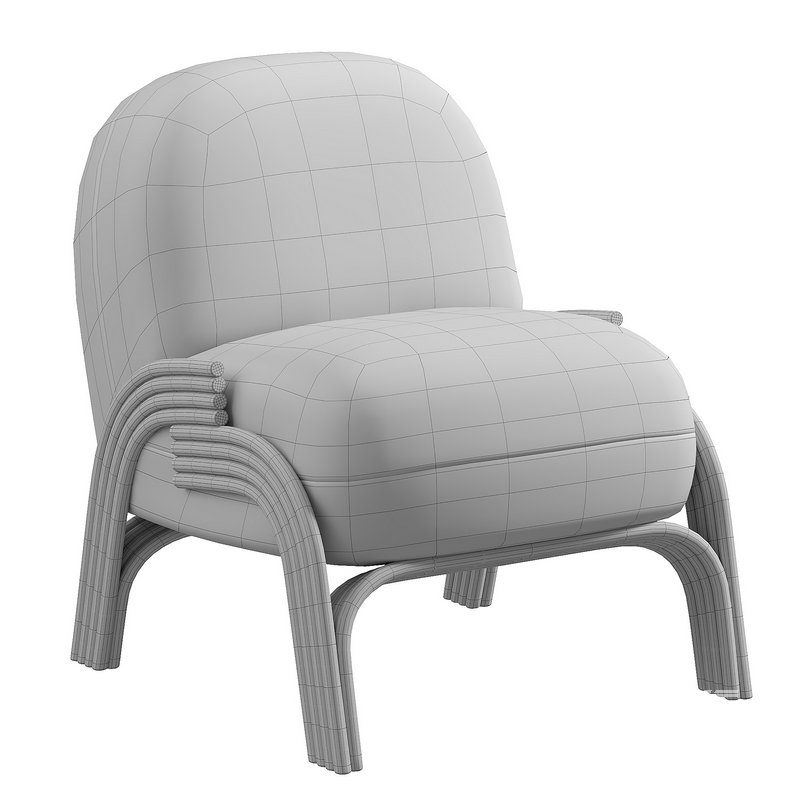 Fauteuil bouclette Armchair - Image 4