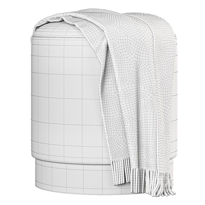 Pouf with drawer Dolly S teddy white - Image 4