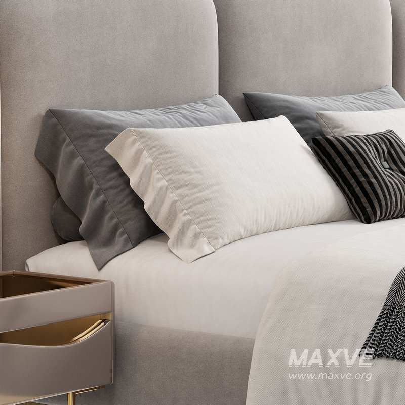 Queen Modern Odasi Takimi Bed by Evmoda - Image 4