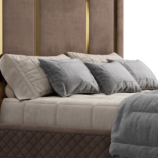 King bed Polished Gold - Thumbnail 4