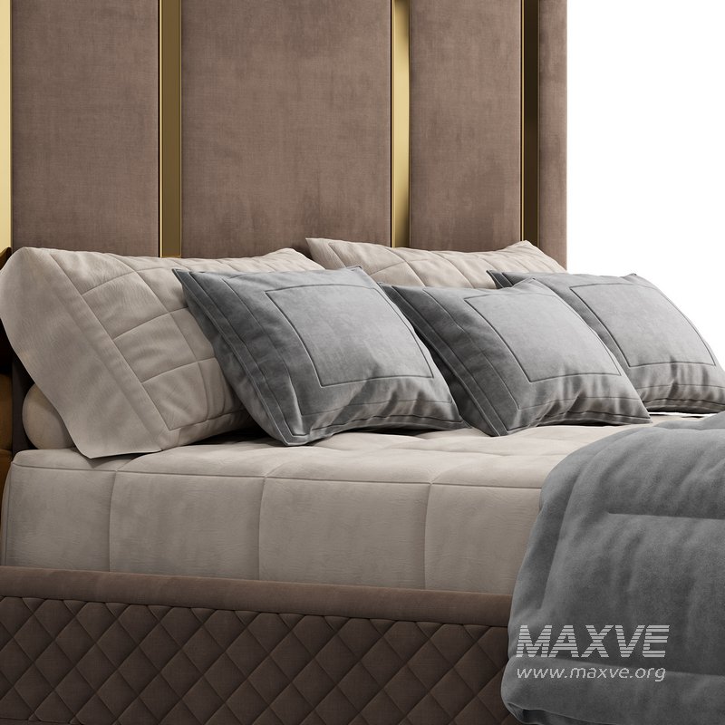 King bed Polished Gold - Image 4