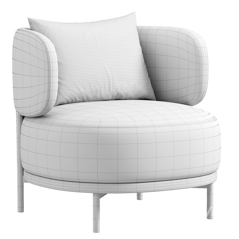 Akiko lounge armchair - Image 4