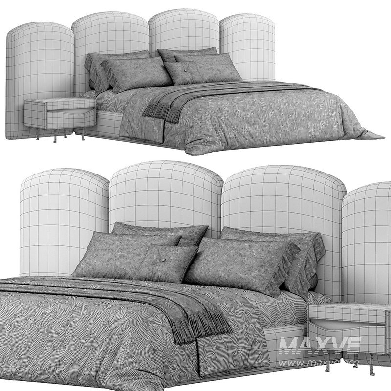 Queen Modern Odasi Takimi Bed by Evmoda - Image 5