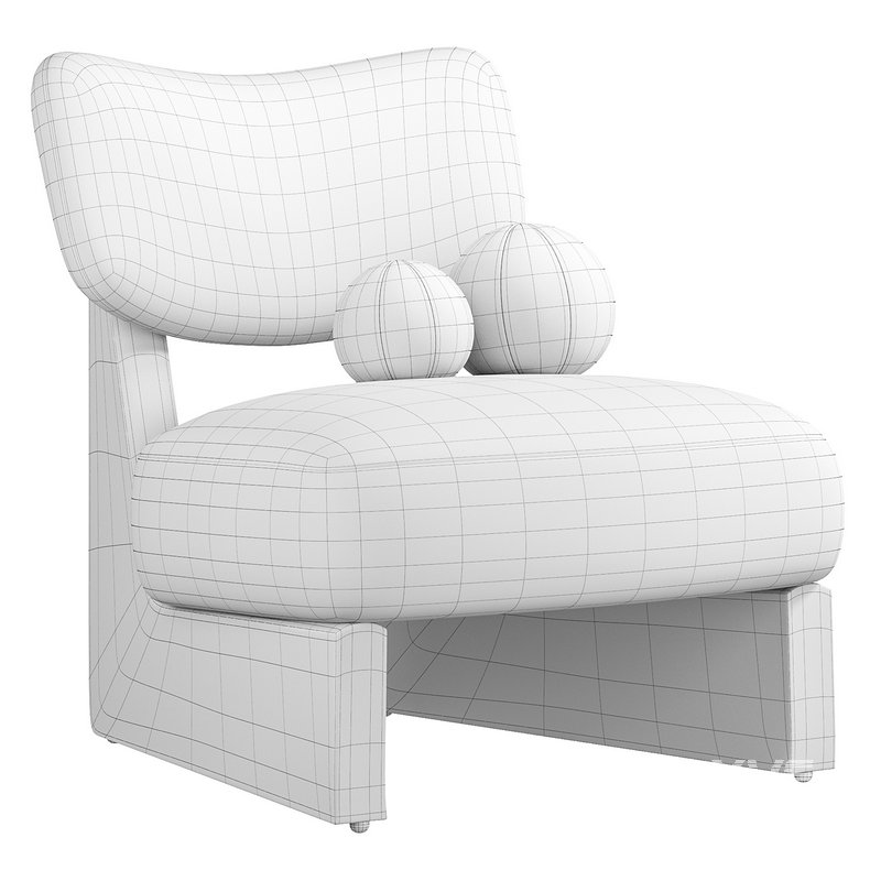 Solange Performance Boucle Armchair By Castlery - Image 4