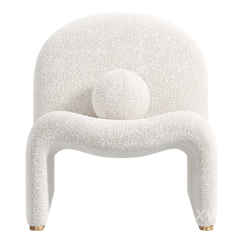 Boucle Alky Lounge Chair Giancarlo Piretti - Image 6