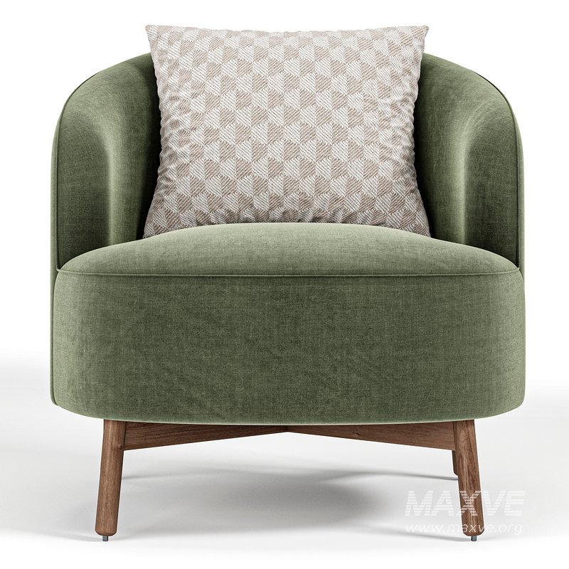 Copine Wood Armchair Porada By Format - Image 6