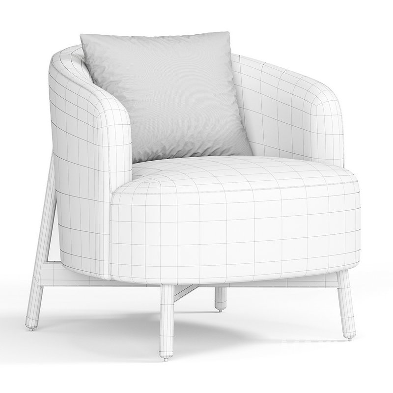 Copine Wood Armchair Porada By Format - Image 7