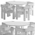 Stature Boucle chair and table - Thumbnail 5