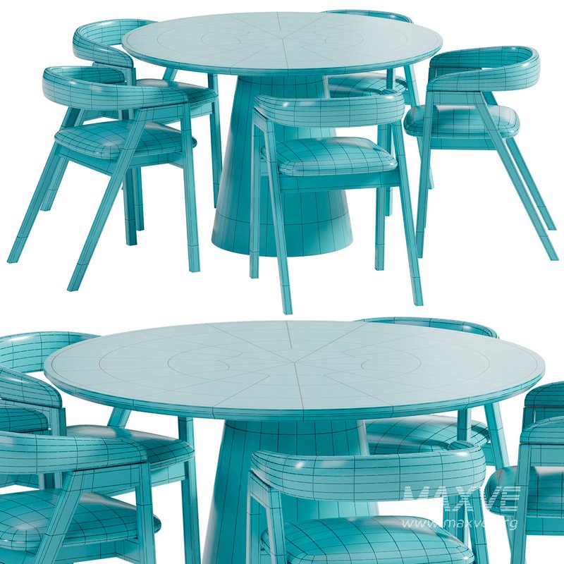 Lori Trever dining chair and table - Image 6