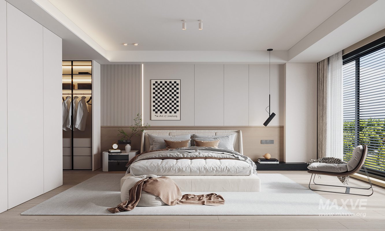 Modern bedroom - Image 1