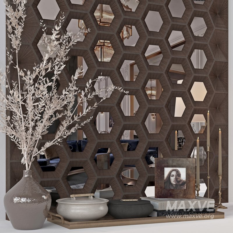 ANTIQUE BRAEE DECORATIVE SET 01 - Image 3