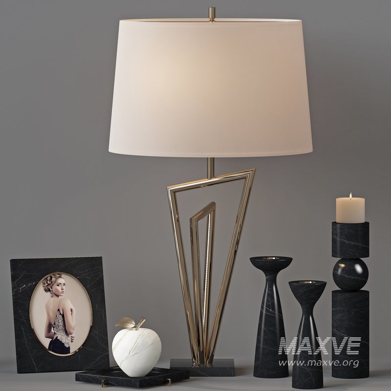 BLACK Marble Decorative Set - Image 2