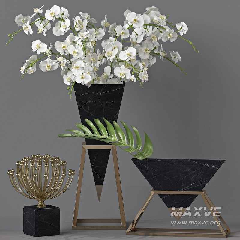 BLACK Marble Decorative Set - Image 3