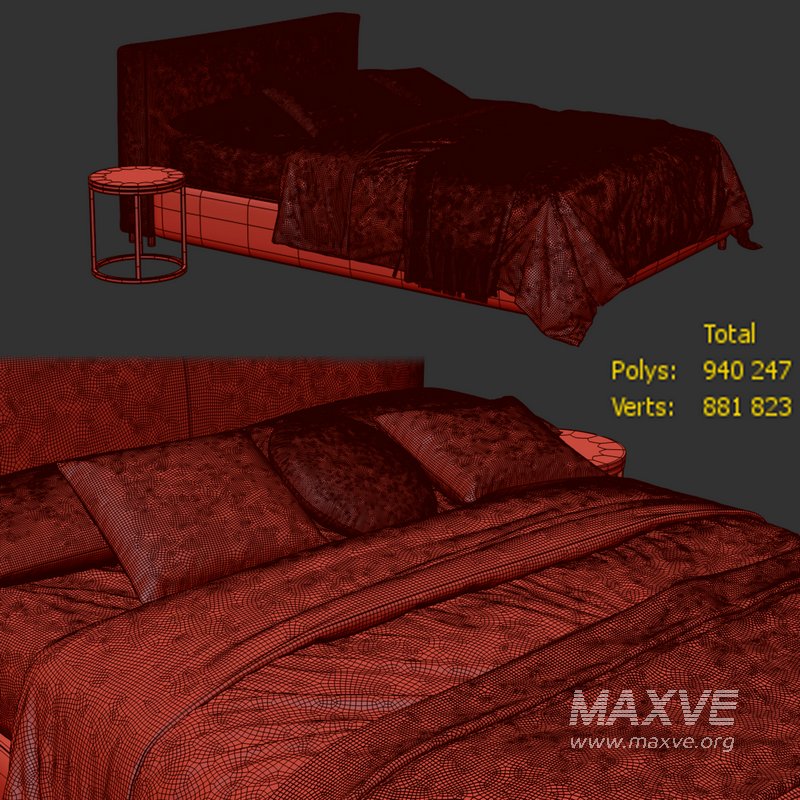 Curved Modern Bed by West Elm - Image 3