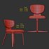 Olos Chair set by bonaldo - Thumbnail 2