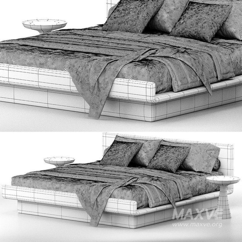 Lilas bed by Gallotti&Radice - Image 3