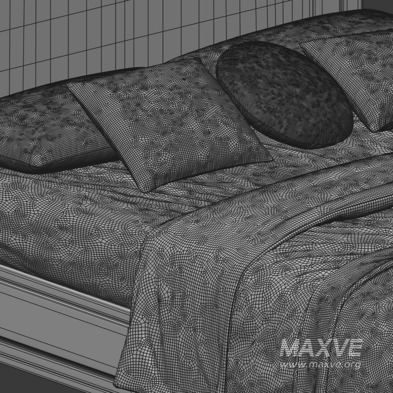 Modern Solid Bed by Litfad - Image 2