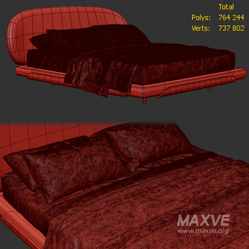 Olos bed by Bonaldo - Image 3