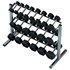 BODY-SOLID 3 TIER DUMBBELL RACK GDR363 - Thumbnail 3
