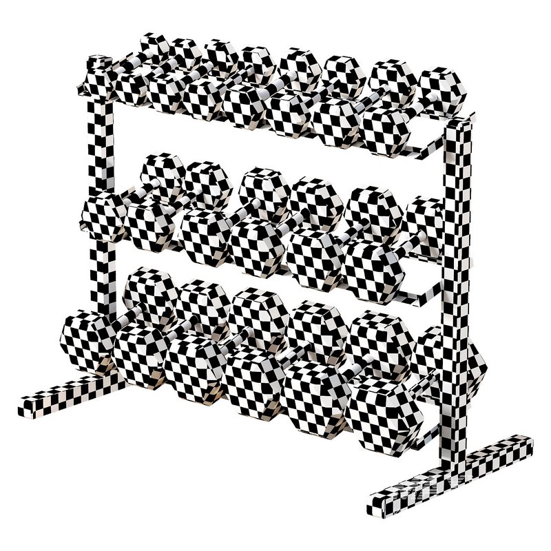 BODY-SOLID 3 TIER DUMBBELL RACK GDR363 - Image 5