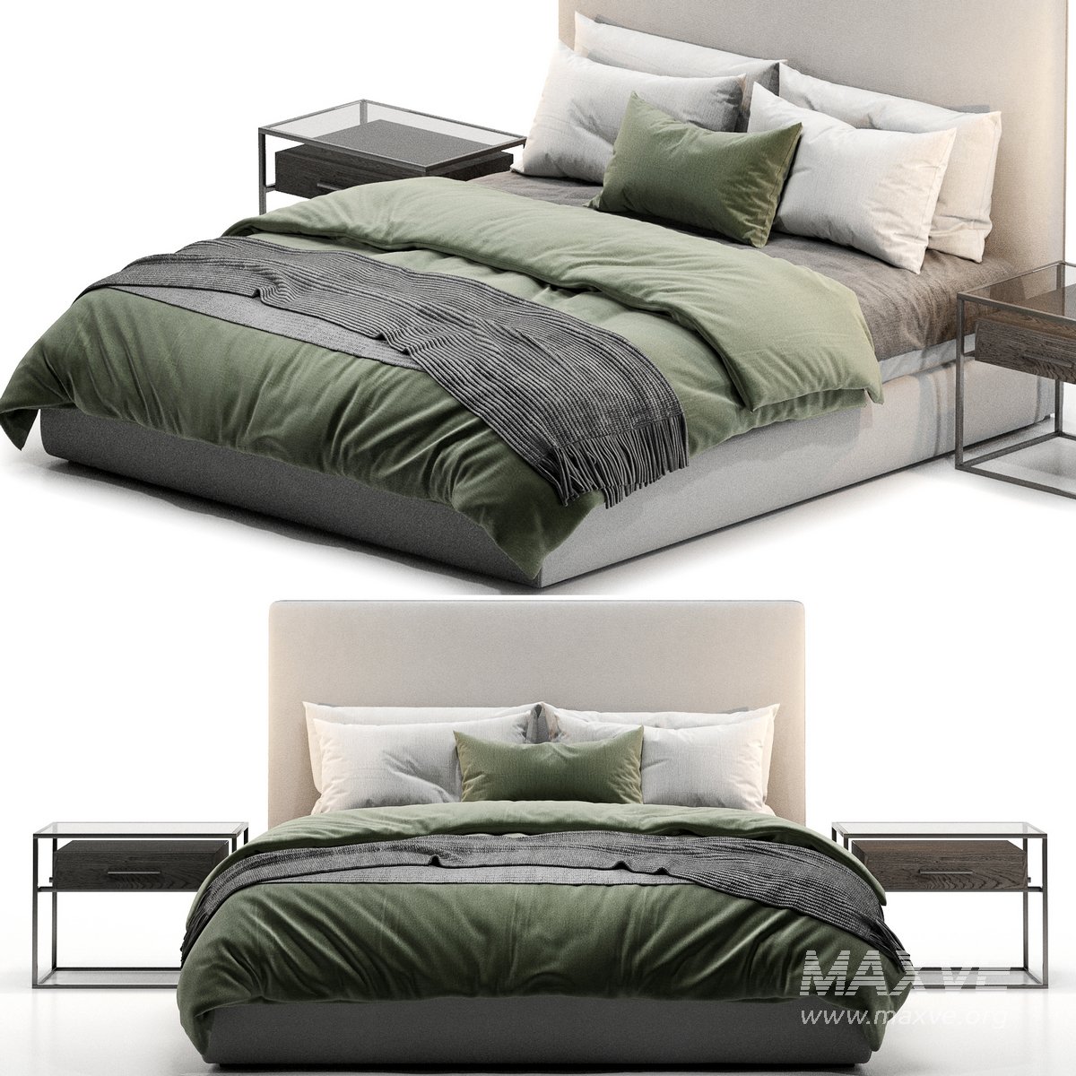RH LAWSON BED - Image 1
