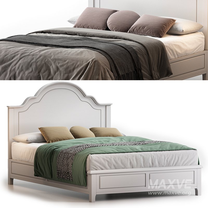Modern Solid Bed by Litfad - Image 3