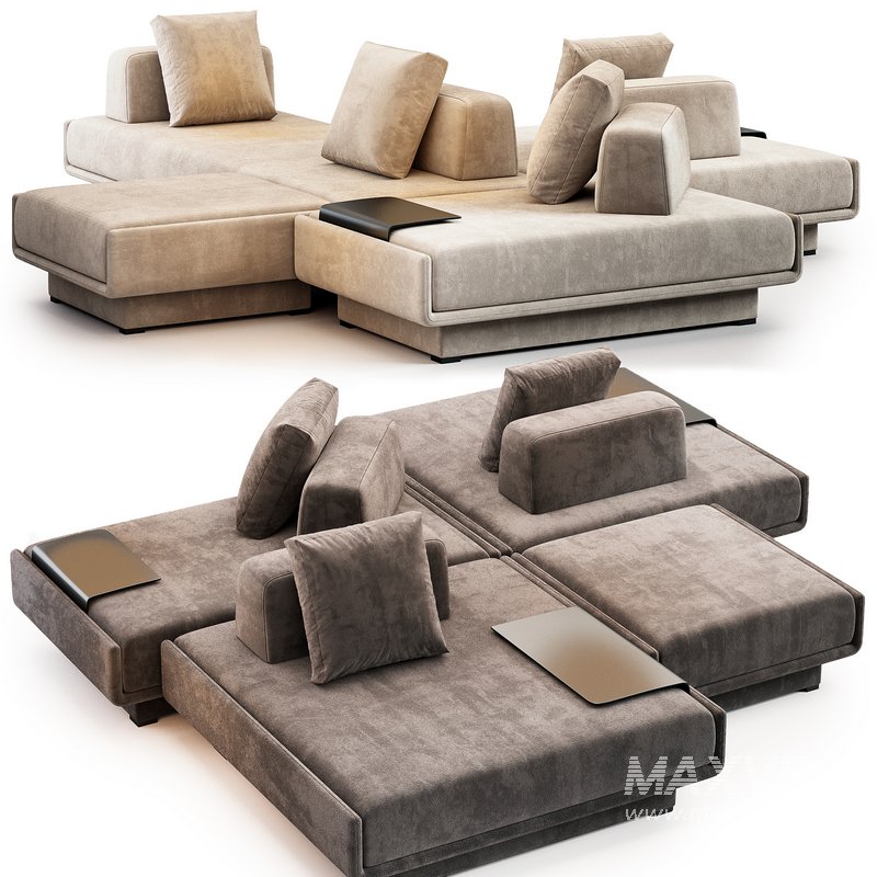 Sofa Lilas Mosaique by Dainelli Studio - Image 2