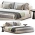 Groundpiece bed by Flexform - Thumbnail 1
