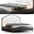 Elegant Upholstered bed by Litfad - Thumbnail 1
