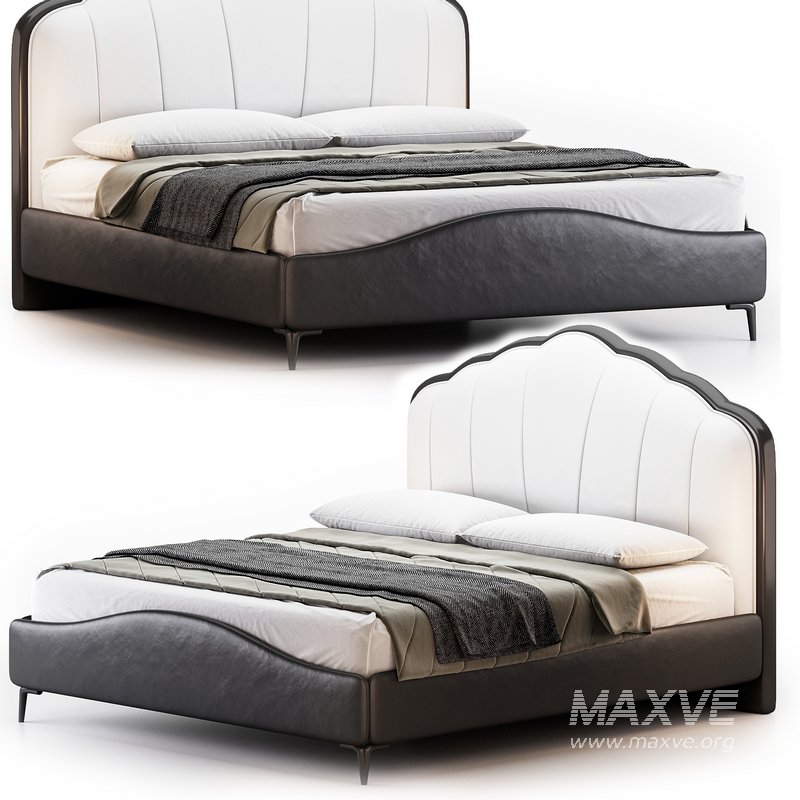 Elegant Upholstered bed by Litfad - Image 2