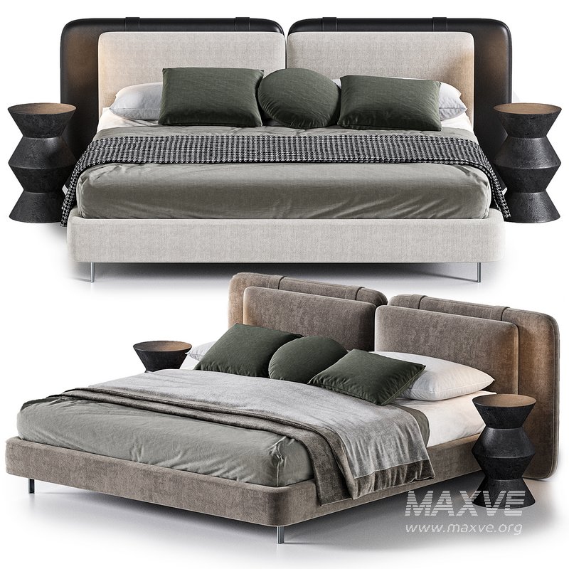 Tatlin Soft bed by Minotti - Image 2