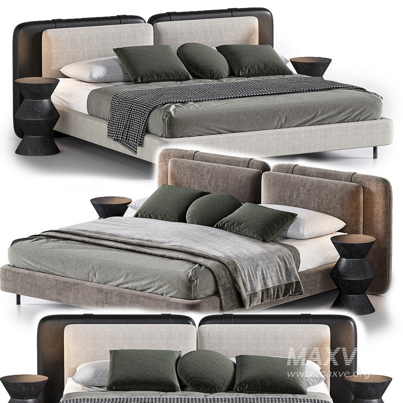 Tatlin Soft bed by Minotti - Image 3