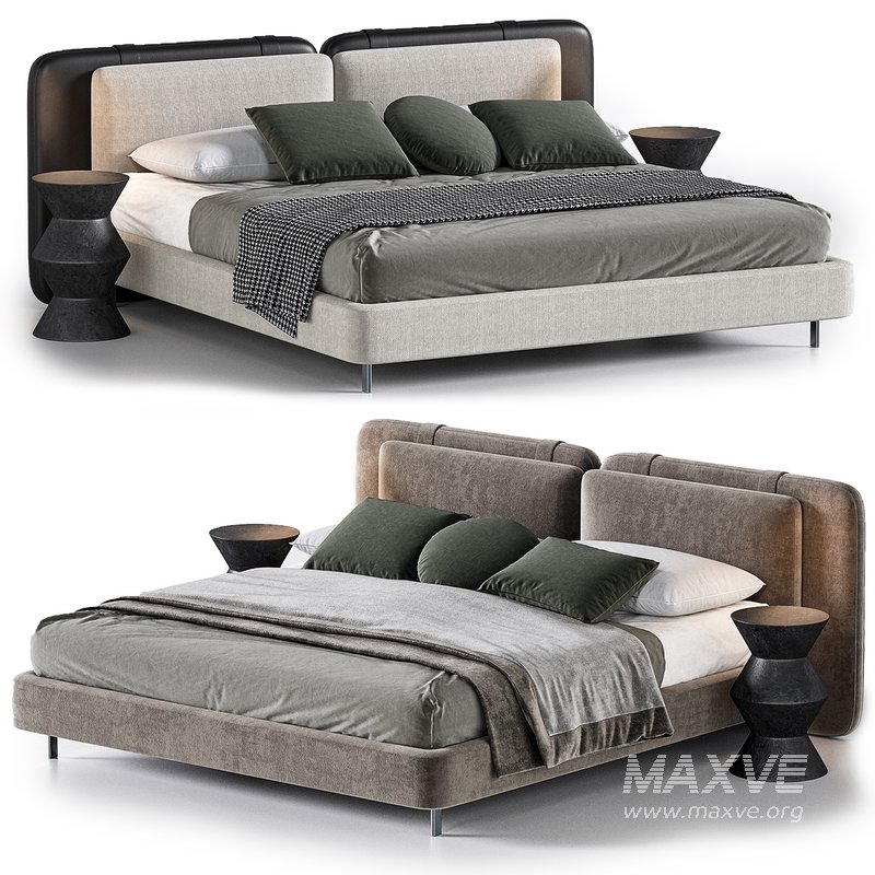 Tatlin Soft bed by Minotti - Image 4