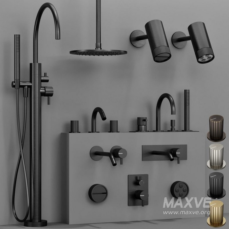 Ritmonio DIAMETRO35 IMPRONTE bathroom faucet set 2 - Image 3