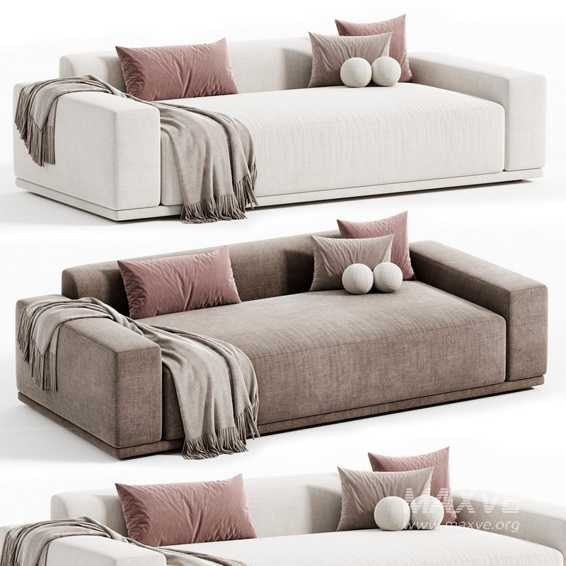 Faible Grey Performance Velvet Sofa - Image 1
