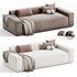 Faible Grey Performance Velvet Sofa - Thumbnail 3
