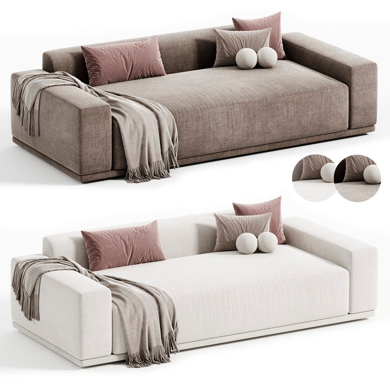 Faible Grey Performance Velvet Sofa - Image 3