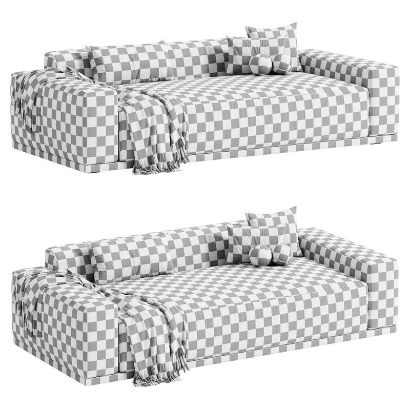 Faible Grey Performance Velvet Sofa - Image 4