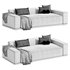 Faible Grey Performance Velvet Sofa - Thumbnail 5